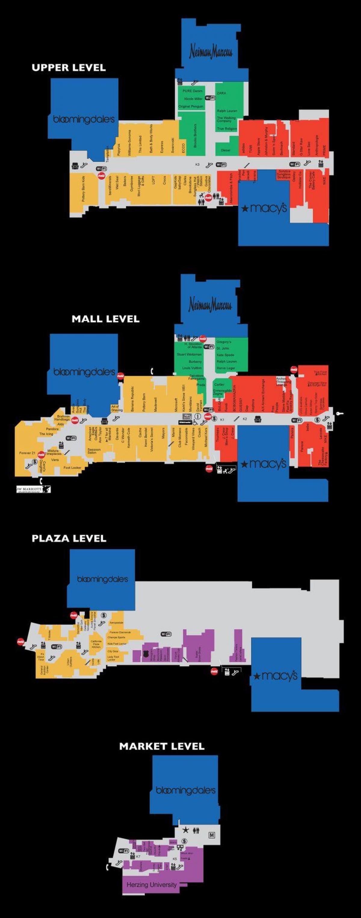 Lenox square mall mapa