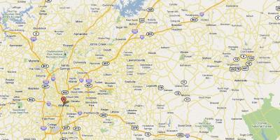 Mapa de Atlanta, ga