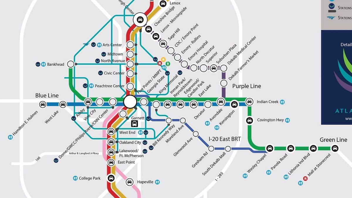 Estação ferroviária de MARTA mapa